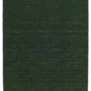 Solid Kilim loom - Forest Green Color Wool Kilim Rug Handwoven, Handmade Rug, Flatweave Rug, Bohemian Rug Durrie Rug Custom Wool Rug Durrie