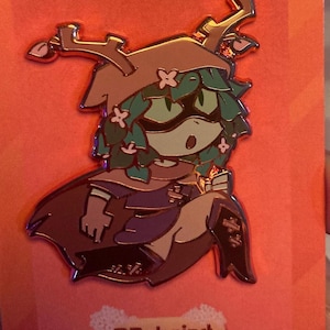 Huntress Wizard 1.75 inch Rose Gold Hard Enamel Pin