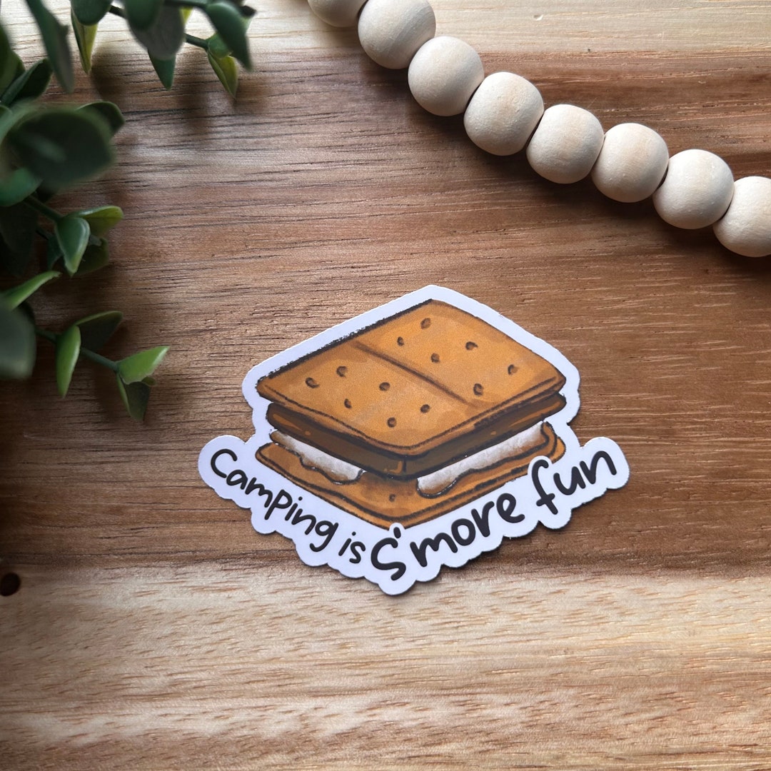 Sticker, Sticky, Sticker, Camping, Camper, Trailer, Smores - Etsy