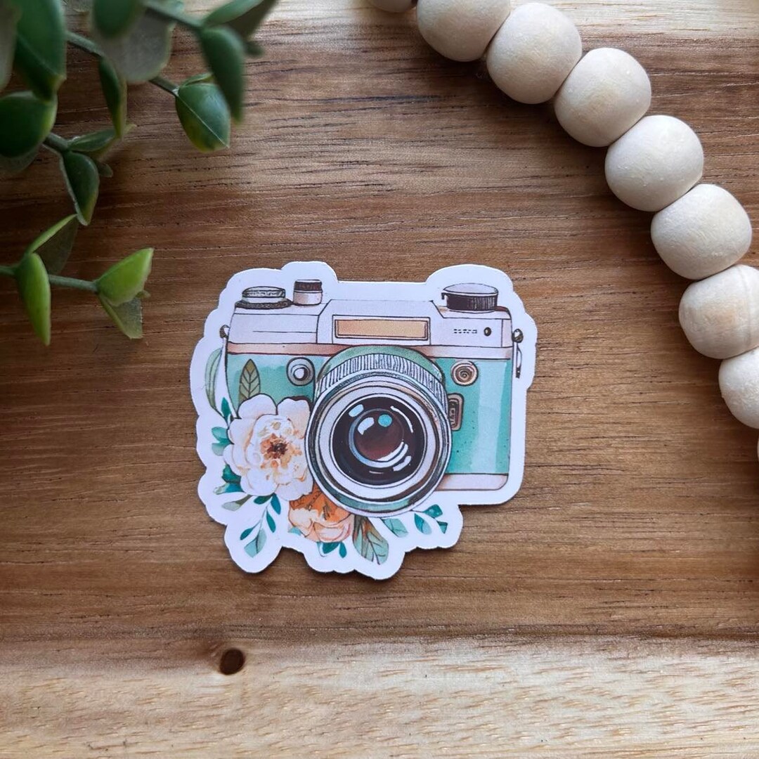Sticker Camera 2000 Sticker, Sticky, Sticker, Camera, Vintage, Camera - Etsy