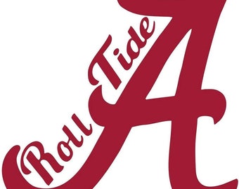 Alabama Double Up Die Cut Sticker