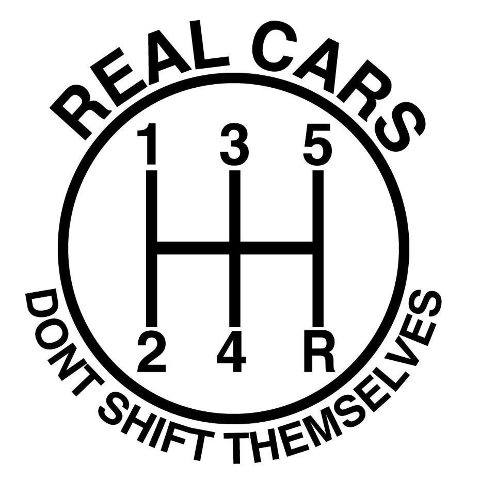6 Speed Sticker Manual Shift Vinyl Decal, Car Humor Sticker, 5 or 6 Speed - Etsy