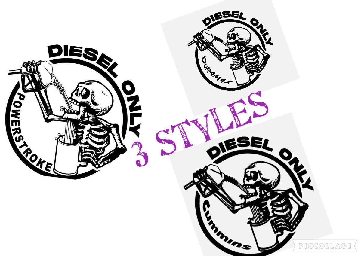Diesel Truck Sticker Style, Duramax, Powerstroke Sticker for Sale by  BurninDiesel