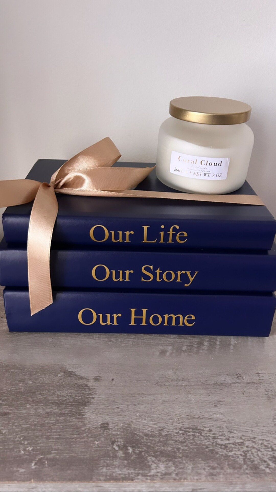 Set of 3 Coffee Table Books, Fake Coffee Table Books, Designer Book