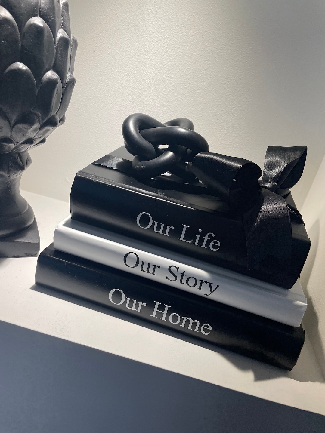 Set of 3 Coffee Table Books, Fake Coffee Table Books, Designer Book