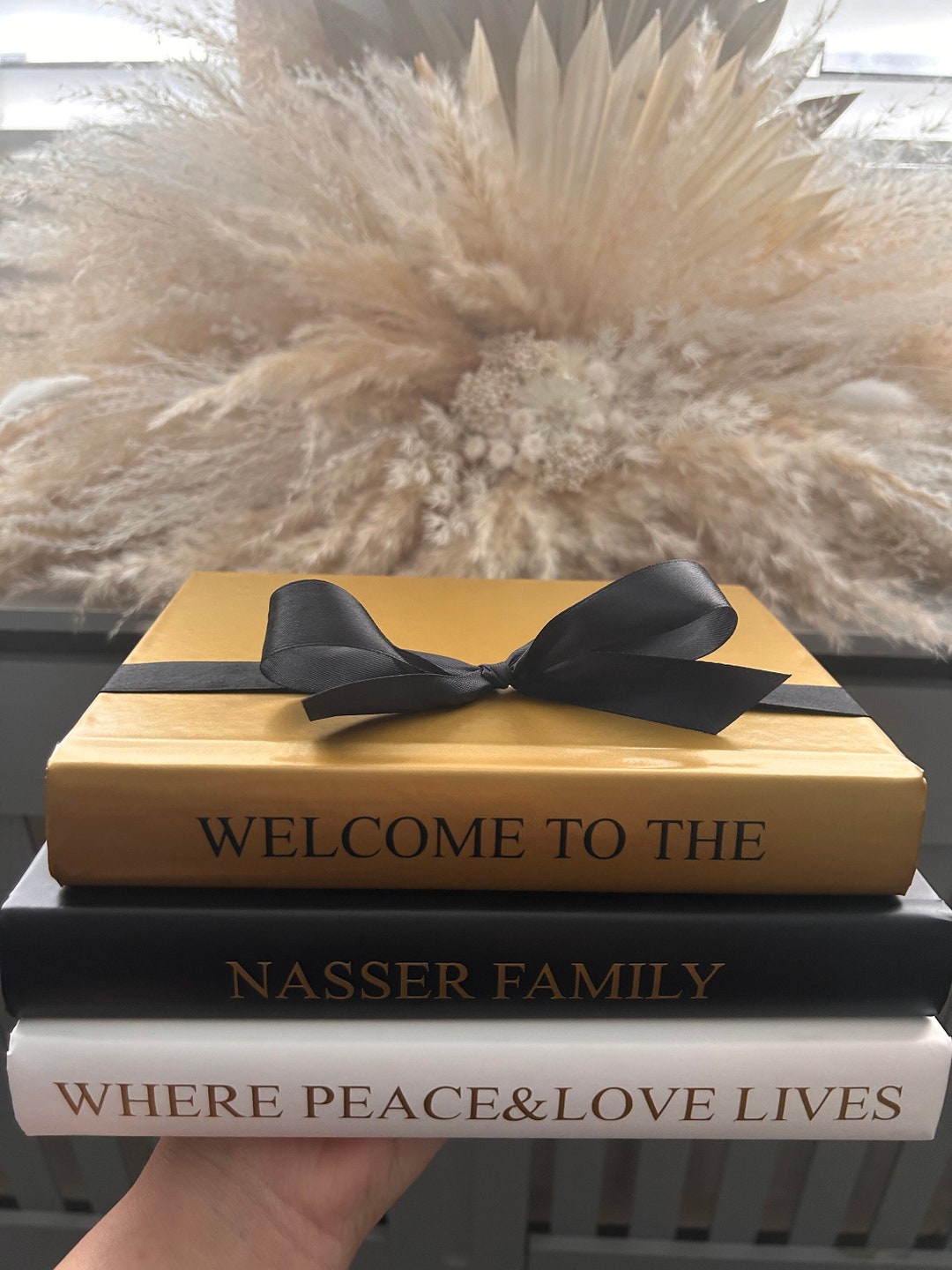 Set of 3 Coffee Table Books, Fake Coffee Table Books, Designer Book