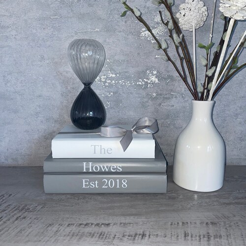 Set of 3 Coffee Table Books Fake Coffee Table Books Designer Etsy UK