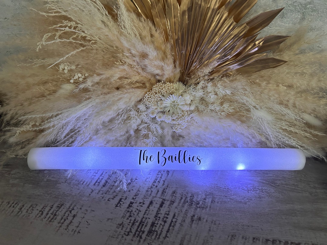 FOAM GLOW STICKS Wedding Glow Sticks Party Glow Sticks Etsy