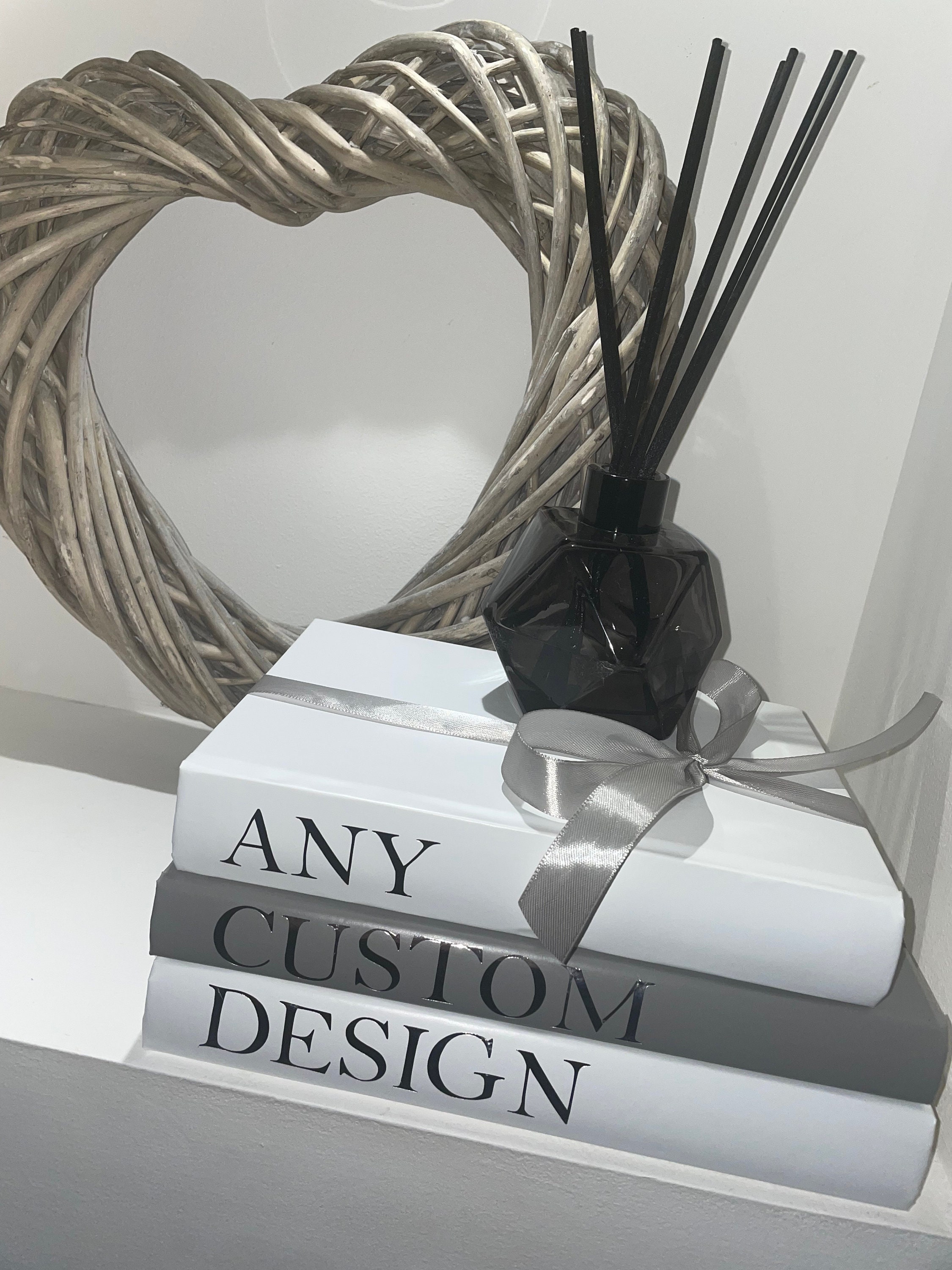 Set of 3 Coffee Table Books Fake Coffee Table Books Designer Etsy UK