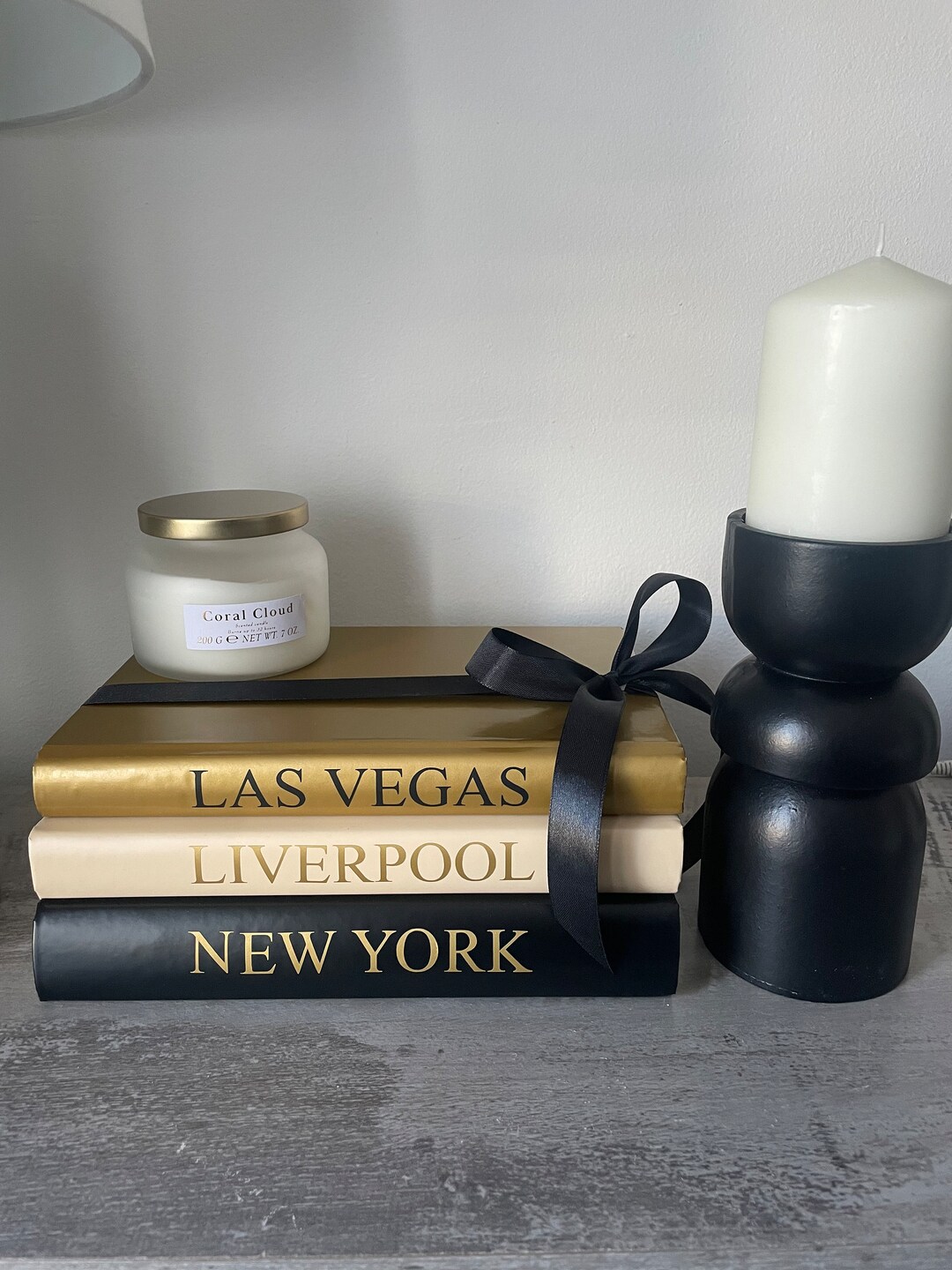 Set of 3 Coffee Table Books, Fake Coffee Table Books, Designer Book