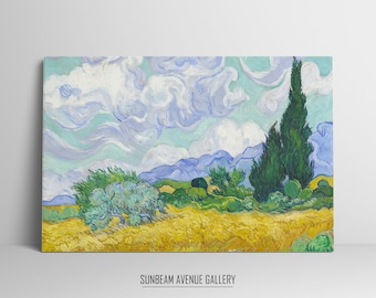 Vincent van Gogh Wall Decor | A Wheatfield With Cypresses | Famous Painting | Instant Download | Fine Art | Printable Wall Art - 0464PH