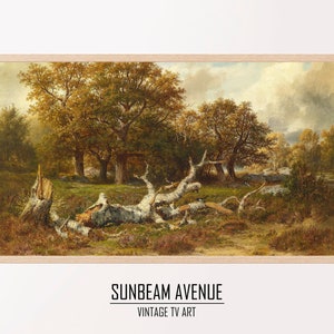 Samsung Frame TV Art | Vintage Forest Painting | Vintage Samsung Art | Digital Download - 0189TVL
