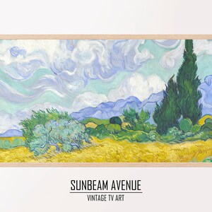 Samsung Frame TV Art | Van Gogh Wheat Fields Landscape Painting | Vintage Vincent Van Gogh Art | Instant Download - 0074TVVG