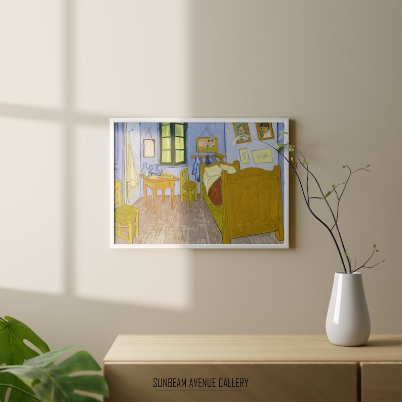 Vincent Van Gogh Wall Decor Van Gogh's Bedroom in Arles 1889 Famous