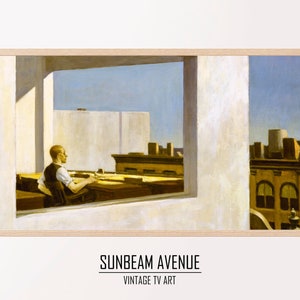 Samsung Frame TV Art | Office In A Small City | Edward Hopper | Famous Artist | Art for Frame Tv | Lg Tv art | Instant Download - 1394TVFA