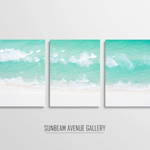 Set of 3 Set of 3 Coastal Prints, Beach Wall Art Set, Coast Photography, Modern Wall Art, Landscape Prints Set, Beach House Wall - 1398P
