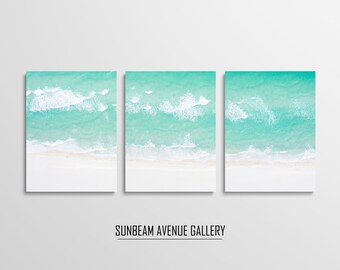 Set of 3 Set of 3 Coastal Prints, Beach Wall Art Set, Coast Photography, Modern Wall Art, Landscape Prints Set, Beach House Wall - 1398P