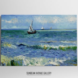 Vincent van Gogh Wall Decor | Seascape At Saintes Maries | Famous Painting | Instant Download | Fine Art | Printable Wall Art - 0504PH