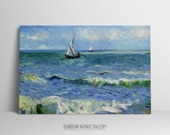Vincent van Gogh Wall Decor | Seascape At Saintes Maries | Famous Painting | Instant Download | Fine Art | Printable Wall Art - 0504PH