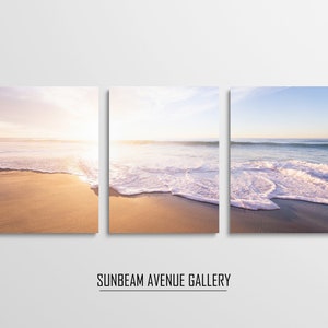 Set of 3 Set of 3 Coastal Prints, Beach Wall Art Set, Coast Photography, Modern Wall Art, Landscape Prints Set, Beach House Wall - 1403P