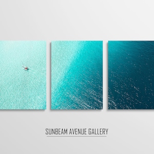Set of 3 Set of 3 Coastal Prints, Beach Wall Art Set, Coast Photography, Modern Wall Art, Landscape Prints Set, Beach House Wall - 1408P
