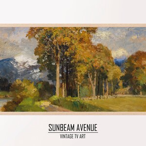 Samsung Frame TV Art, Forest in Spring Landscape Oil Painting, Vintage Spring Wall Art for Frame TV 4K Digital Download, - 0191TVL