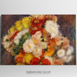 Pierre-Auguste Renoir Wall Decor | Bouquet Of Chrysanthemums | Famous Painting | Instant Download | Fine Art - 1280PFA