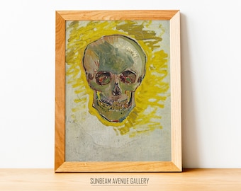 Vincent van Gogh Wall Decor | Skull | Famous Painting | Instant Download | Fine Art | Printable Wall Art - 0392P