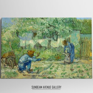 Vincent van Gogh Wall Decor | First Steps (after Millet) | Famous Painting | Instant Download | Fine Art | Printable Wall Art - 0473PH