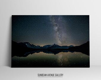 Stars at Night Landscape Printable Wall Art | Night Sky Print | Milky Way Celestial Decor | Instant Download | Printable Wall Art - 1635PL