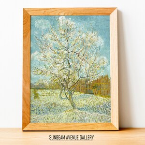 Vincent van Gogh Wall Decor | The Pink Peach Tree 1888 | Famous Painting | Instant Download | Fine Art | Printable Wall Art - 0396P