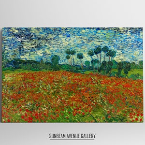 Vincent van Gogh Wall Decor | Poppy Field June 1890 | Famous Painting | Instant Download | Fine Art | Printable Wall Art - 0501PH