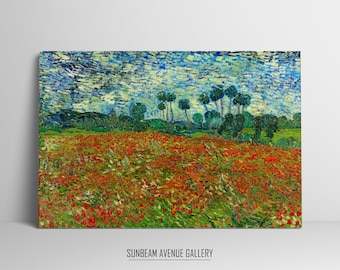 Vincent van Gogh Wall Decor | Poppy Field June 1890 | Famous Painting | Instant Download | Fine Art | Printable Wall Art - 0501PH