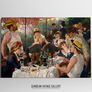 Pierre-Auguste Renoir Wall Decor | Luncheon Of The Boating Party | Famous Painting | Instant Download | Fine Art - 1292PFA