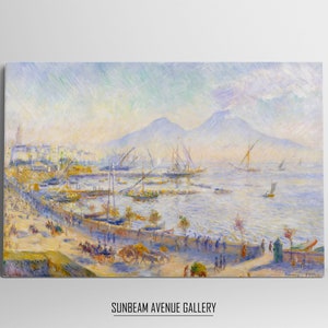 Pierre-Auguste Renoir Wall Decor | The Bay Of Naples | Famous Painting | Instant Download | Fine Art - 1304PFA