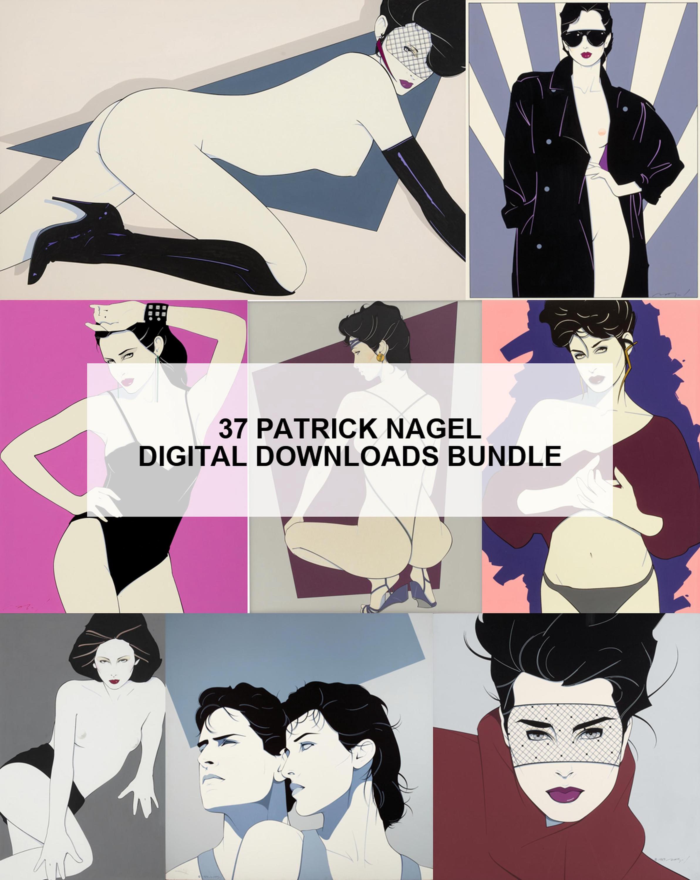 ナゲル Nagel Patrick Nagel 2枚セット ヴィンテージ 年代物 Patrick nagel - Etsy 日本