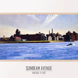 Samsung Frame TV Art | Blackwell’s Island | Edward Hopper | Famous Artist | Art for Frame Tv | Lg Tv art | Instant Download - 1383TVFA