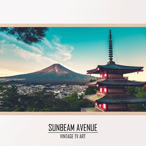 Samsung Frame TV Art Japan, Mt. Fuji Japanese Landscape Digital Download, Japanese Landscape Art for Frame TV,  Frame TV Artwork - 1546TVL