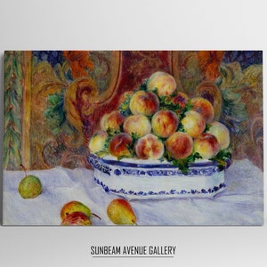 Pierre-Auguste Renoir Wall Decor | Still Life With Peaches | Famous Painting | Instant Download | Fine Art - 1303PFA