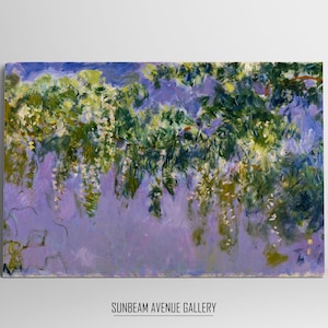 Claude Monet Wall Decor | Wisteria (1917 1920) | Famous Painting | Instant Download | Fine Art | Monet Botanical Print - 0585PH