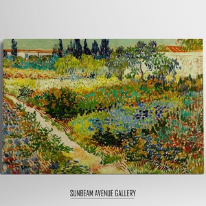 Vincent van Gogh Wall Decor | Flowering Garden With Path | Famous Painting | Instant Download | Fine Art | Printable Wall Art - 0474PH