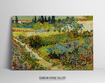 Vincent van Gogh Wall Decor | Flowering Garden With Path | Famous Painting | Instant Download | Fine Art | Printable Wall Art - 0474PH