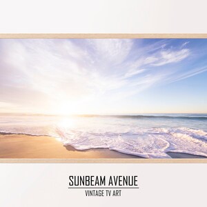 Samsung Frame TV Art, Sunset on the Beach, Samsung Art TV, Digital Download for Samsung Frame, Instant Download - 1451TVL