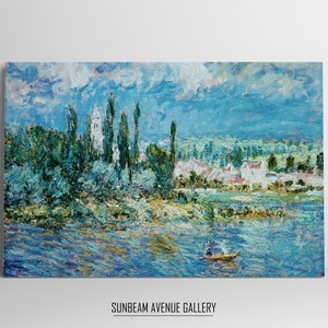 Claude Monet Wall Decor / Paesaggio con temporale (1881) / Pittura famosa / Download istantaneo / Belle arti - 0562PH
