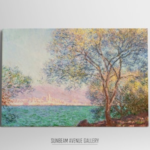 Claude Monet Wanddekoration | Antibes In The Morning 1888 | Berühmtes Gemälde | Sofort Download | Fine Art | Monet Botanischer Druck - 0548PH