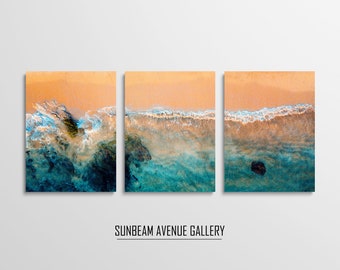 Set of 3 Set of 3 Coastal Prints, Beach Wall Art Set, Coast Photography, Modern Wall Art, Landscape Prints Set, Beach House Wall - 1405P