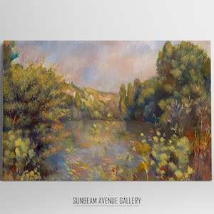 Pierre-Auguste Renoir Wall Decor | Lakeside Landscape | Famous Painting | Instant Download | Fine Art - 1289PFA