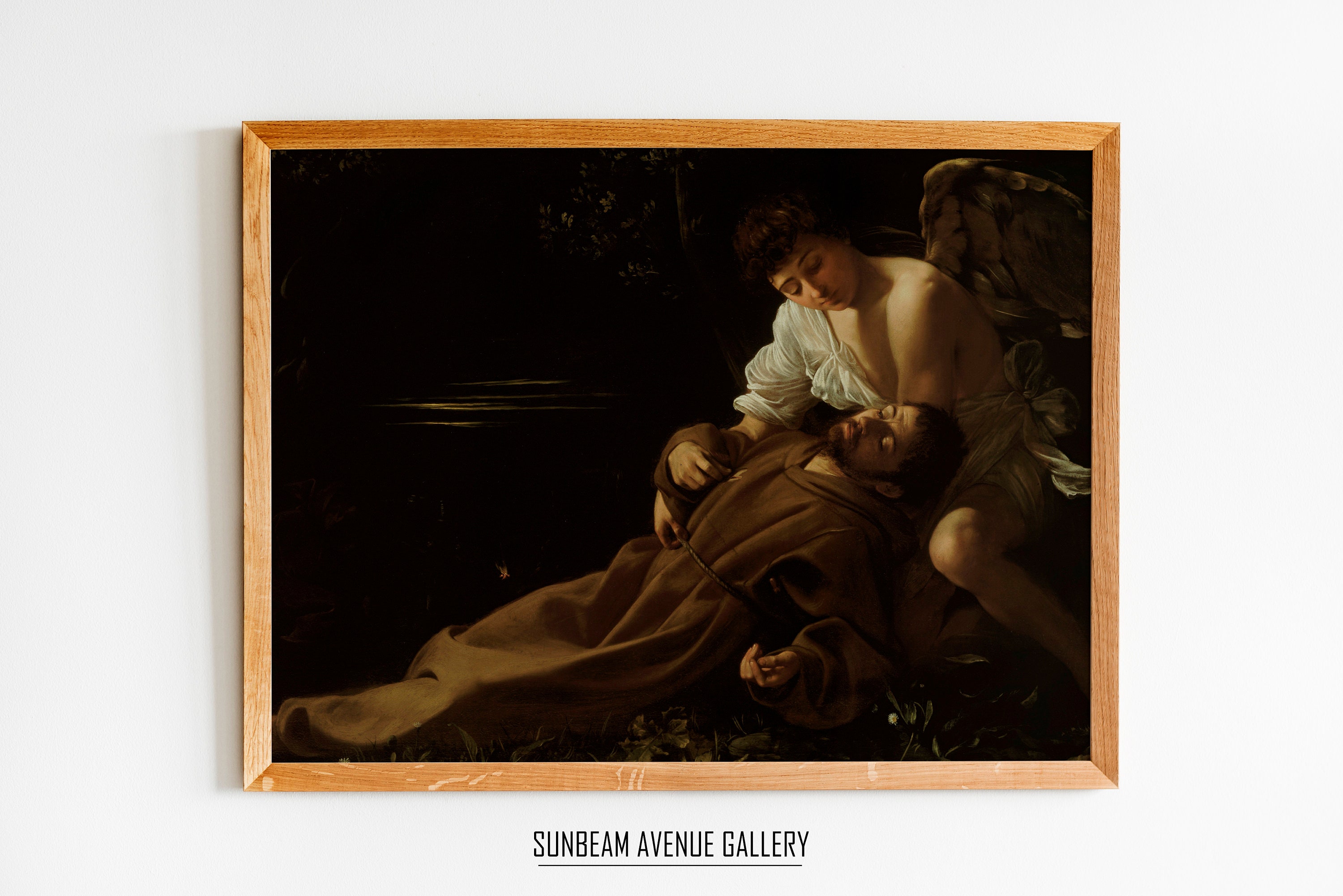 Caravaggio Wall Art | Saint Francis of Assisi in Ecstasy (c1595 ...