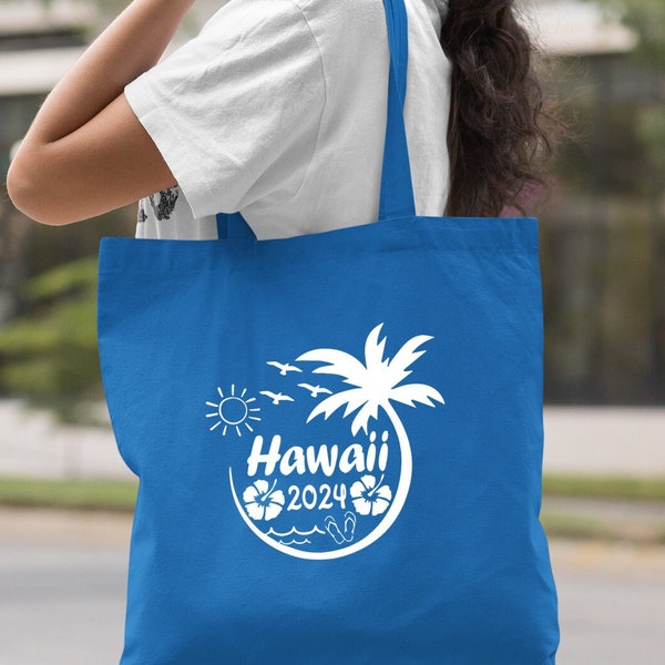 Hawaii 2024 Tote Bag, Hawaii Family Vacation Tote Bag, Hawaii Tote Bag, Hawaii Lover Tote Bag, Hawaii City Tote Bag, Hawaii Family Trip