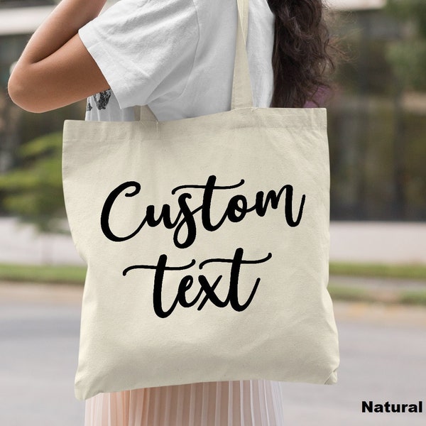 Custom Tote Bag, Promotional Tote Bag, Shopping Bags With Your Text, Personalized Tote Bag, Custom Name Tote Bag, Canvas Tote Bag, Tote Bag